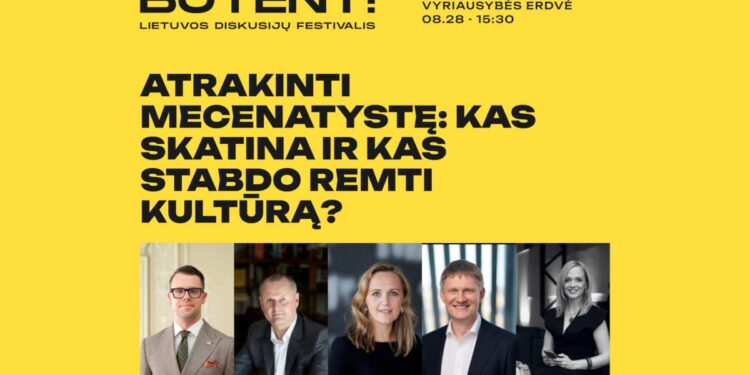 Diskusijų šventėje „Būtent!“ – įdomūs pokalbiai