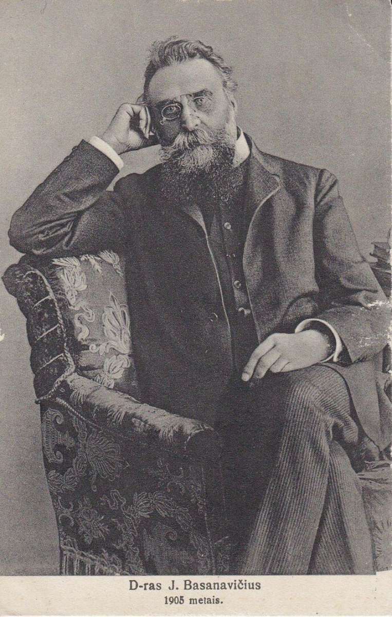 Atvirukas. Dr. J. Basanavičius 1905 metais