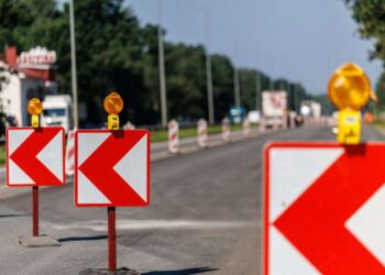 Kelio darbai automagistralėje A2 ties Širvintomis