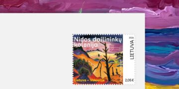 Pašto ženklas „Nidos dailininkų kolonija“