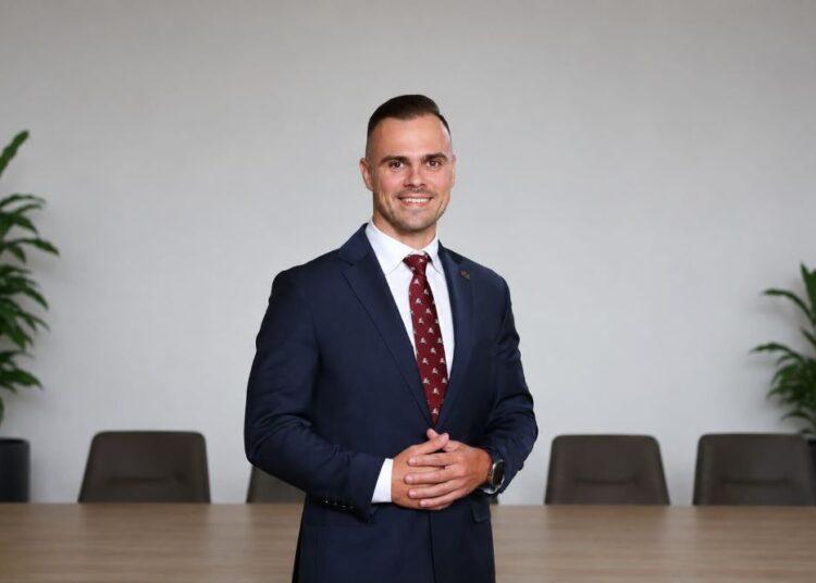 Andrius Šatevičius Juodėnui | Trakų savivaldybės nuotr.