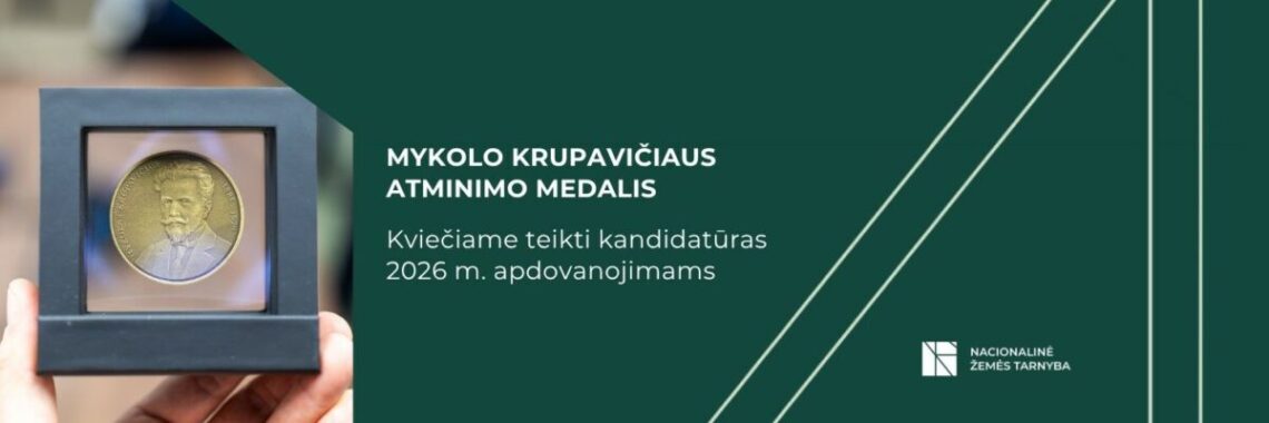 Mykolo Krupavičiaus 2026 metų atminimo medalis