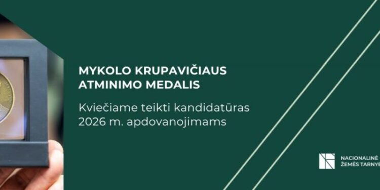 Mykolo Krupavičiaus 2026 metų atminimo medalis