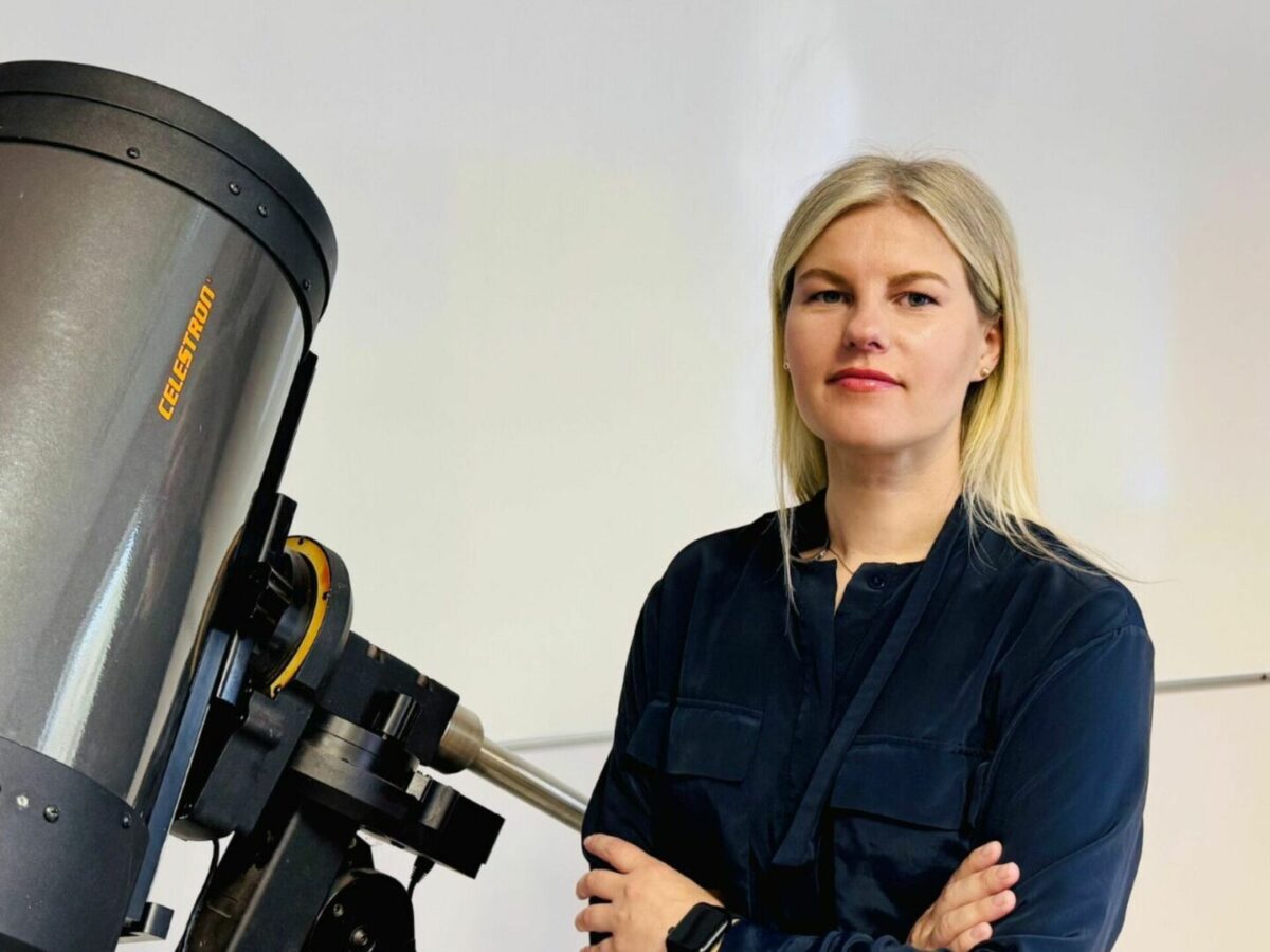 Vilniaus universiteto (VU) astrofizikė doc. Edita Stonkutė 