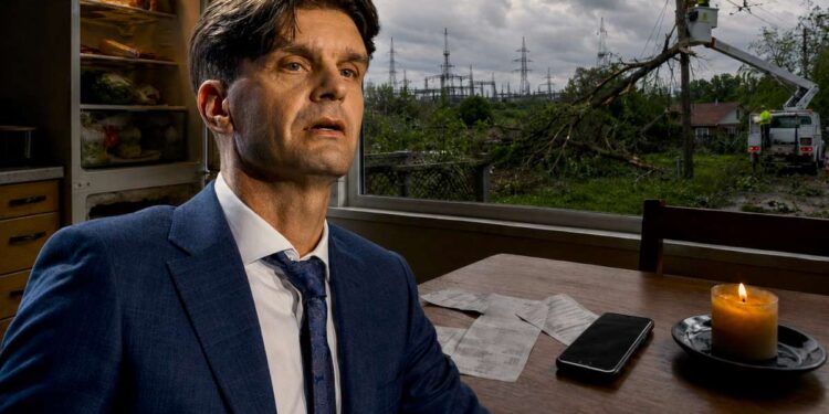 Ignas Vėgėlė be elektros likusiame name: atitirpęs šaldytuvas ir elektros tinklų gedimo šalinimo darbai