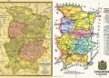B. K. Balučio 1915 m. Suvalkijos žemėlapis ir 1913 m. Suvalkų gubernijos žemėlapis
