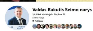 Valdo Rakučio FB logo