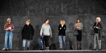 Spektaklio „Dievų aušra“ scena Estijos „Südalinna“ teatre