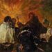 Francisco de Goya paveikslo „Inkvizicijos naktis“ fragmentas