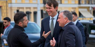 JAV pasiuntinių sutikimas Kijeve 2026-09-06 | ASK nuotr