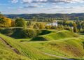 Kernavės archeologinės vietovės piliakalnių ir slėnio vaizdinė interpretacija