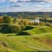 Kernavės archeologinės vietovės piliakalnių ir slėnio vaizdinė interpretacija