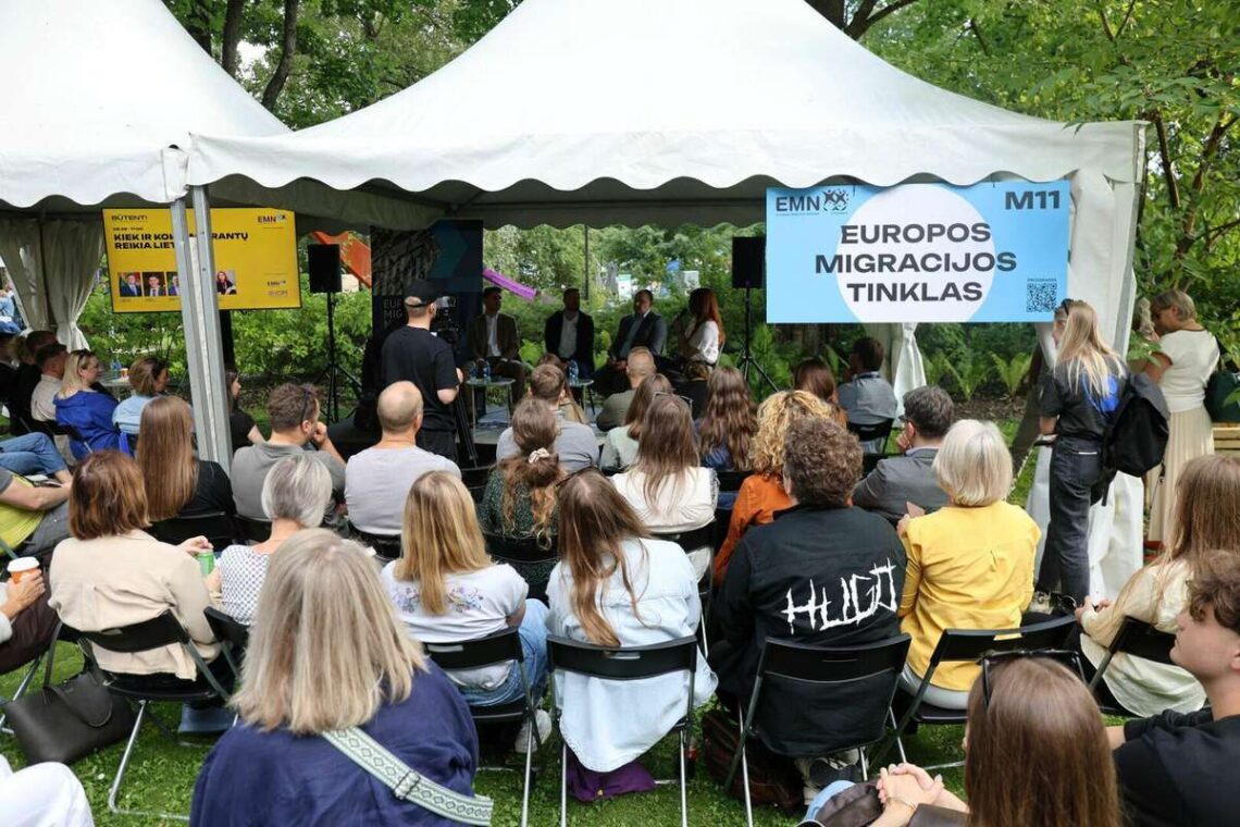 Festivalyje „Būtent!“ vykstanti diskusija apie migraciją Lietuvoje