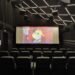 Kauno kino centro „Romuva“ salė su ekrane rodomu animaciniu filmu