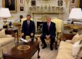 Donaldas Trampas ir Si Dzinpingas Ovaliajame kabinete