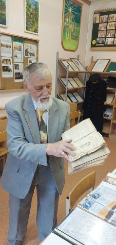 V. L. Dailidka rodo muziejuje „Atmintis“ saugomą pirmąjį lietuvišką vadovėlį ir dailės sąsiuvinį