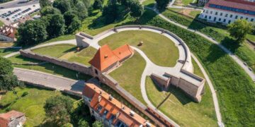 Vilniaus gynybinės sienos bastėja iš oro