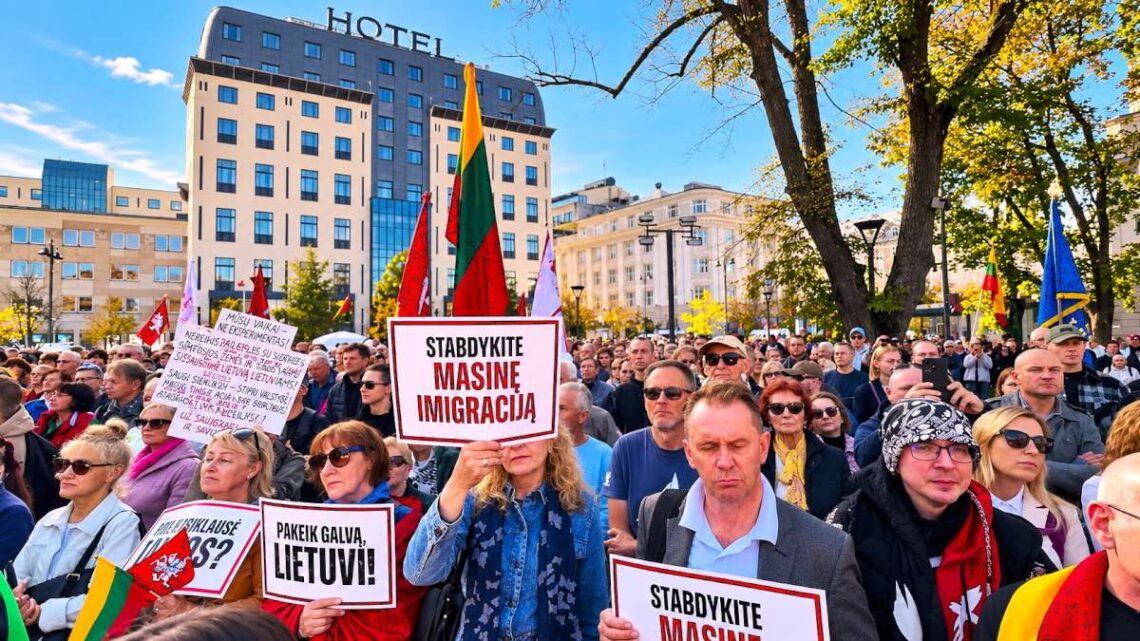 Mitingas prieš masinę imigraciją, Vilnius, V. Kudirkos aikštė, 2026-10-03 d.