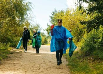 Europos klimato pakto bendruomenės veiklos dalyviai gamtoje