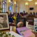 Gintaro Beresnevičiaus portretas, jo knygos ir Lietuvos mokslų akademijos Mažoji salė