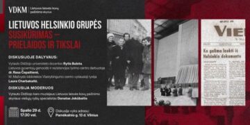 Vytauto Didžiojo karo muziejaus skelbimas apie spalio 29 d. diskusiją Lietuvos Helsinkio grupės įkūrimo 50-mečiui