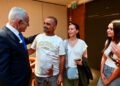 Janivas Chajunas susitikime su Izraelio ministru pirmininku Benjaminu Netanjahu