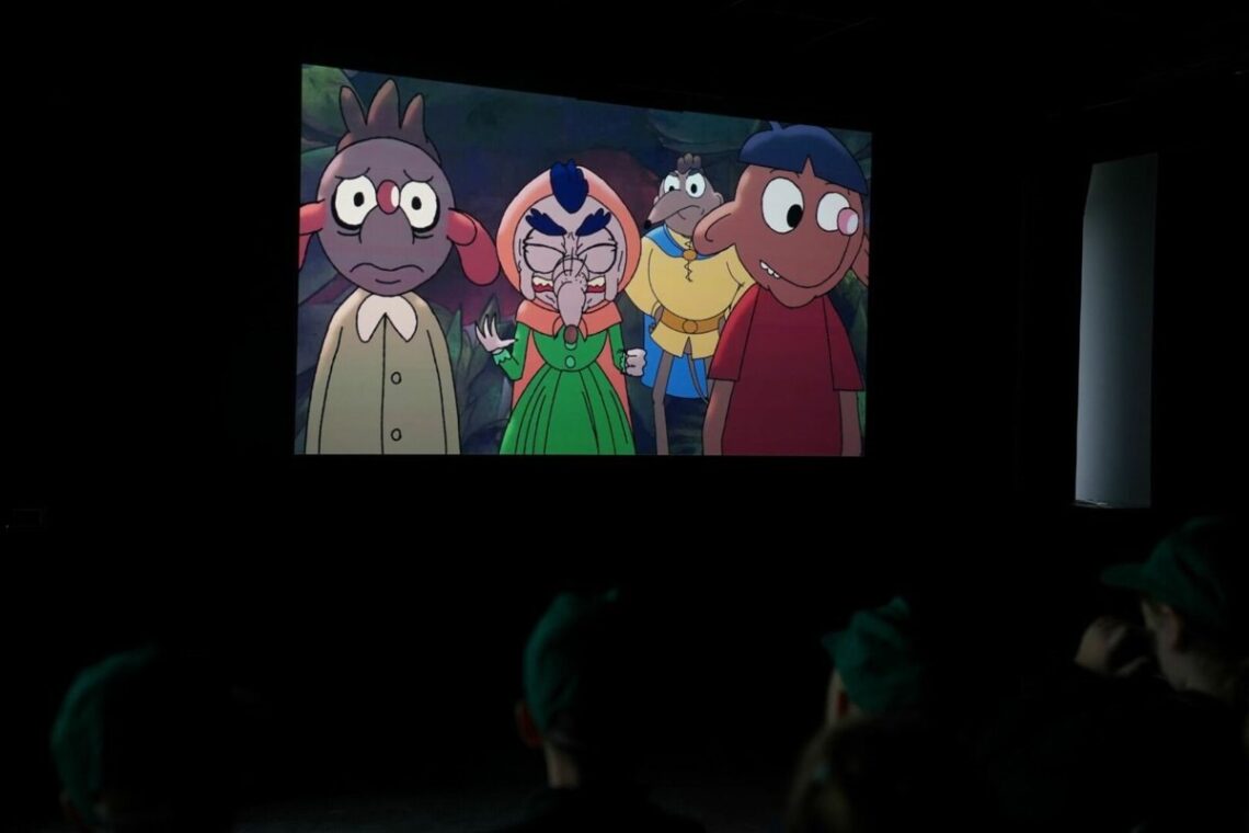 Animacinio filmo „Kirstukų miško pranašystė“ veikėjai kino ekrane