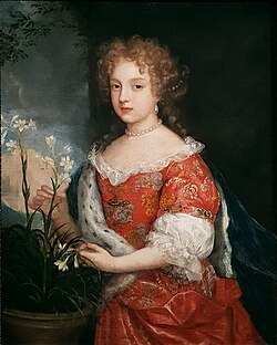 Liudvika Karolina Radvilaitė 1681 metų portrete