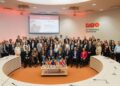 Didžiosios universitetų chartijos konferencijos dalyviai Mykolo Romerio universitete Vilniuje