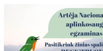 Nacionalinio aplinkosaugos egzamino kvietimas dalyvauti spalio 23 dieną