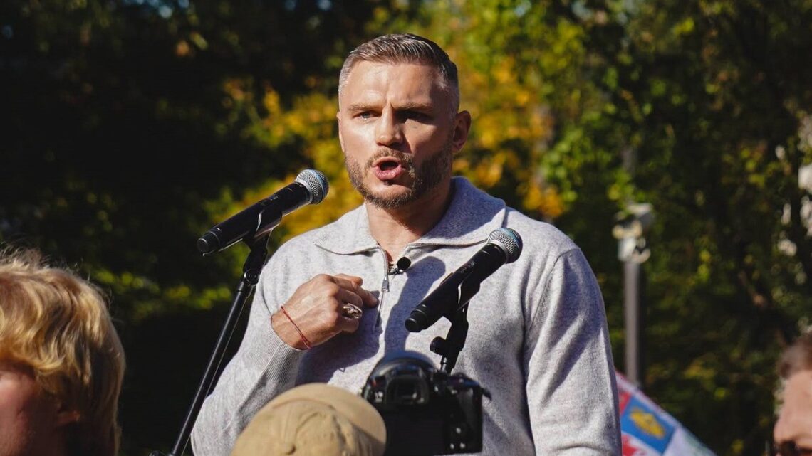 Sergejus Maslobojevas kalba 2026 m. spalio 3 d. mitinge prieš masinę migraciją