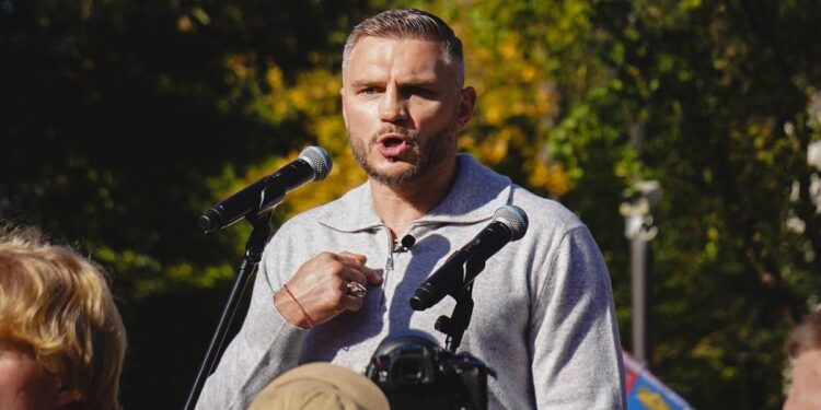 Sergejus Maslobojevas kalba 2026 m. spalio 3 d. mitinge prieš masinę migraciją