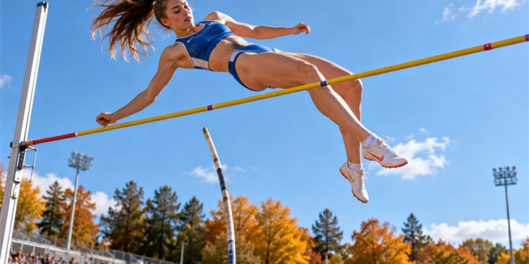 Jauna sportininkė šuolio su kartimi akimirką – 2026 m. spalio 4-osios horoskopas