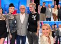 LNK laidos „Už ar prieš?“ filmavimo akimirkų koliažas su tatuiruotais dalyviais ir diskusijos svečiais