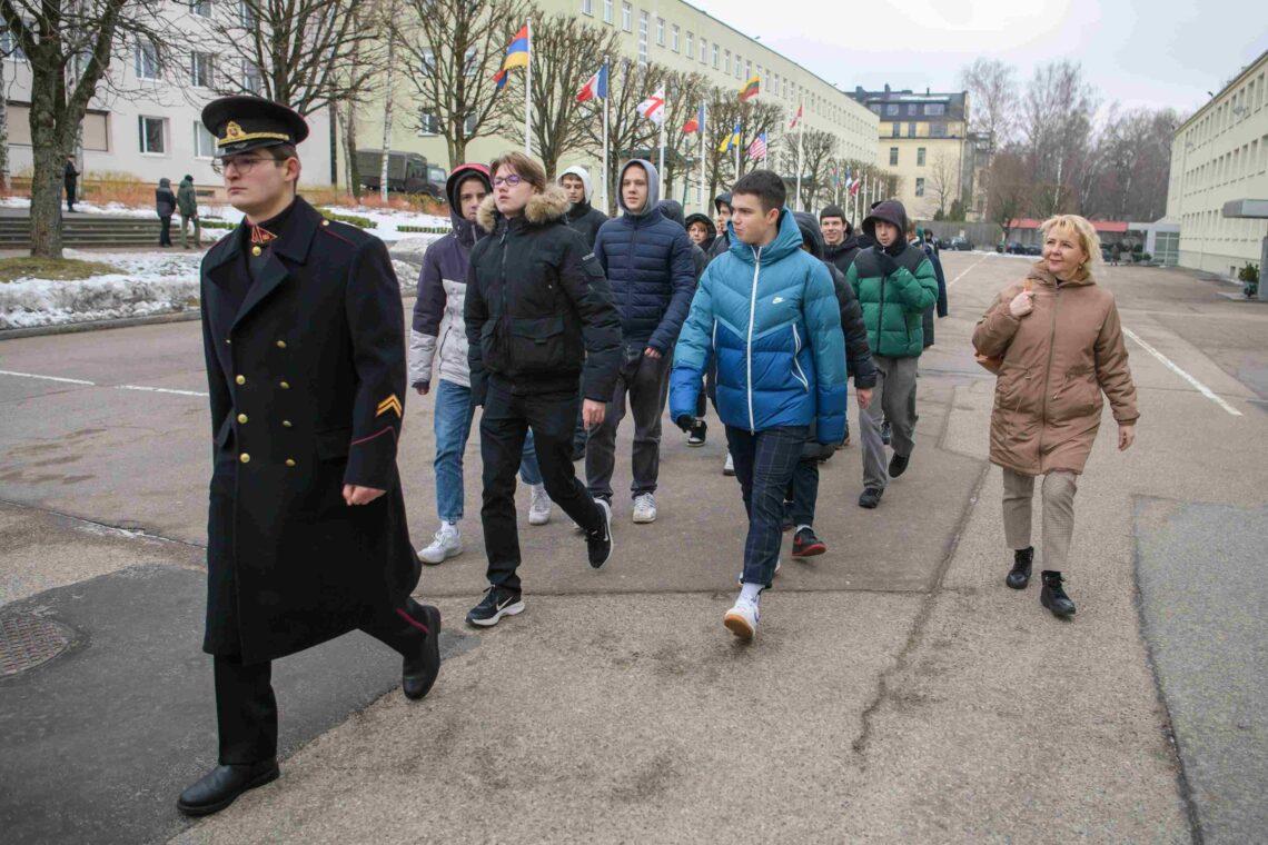 Lietuvos karo akademijoje – pilietiškumo pamoka | E. Genio nuotr.