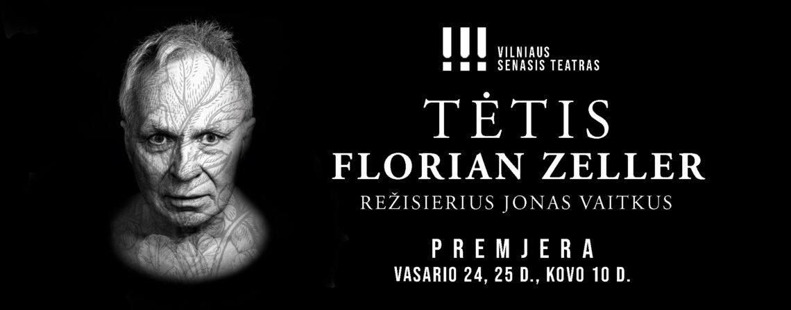 Spektaklio „Tėtis“ plakatas. Kristinos Norvilaitės dizainas | Rengėjų nuotr.