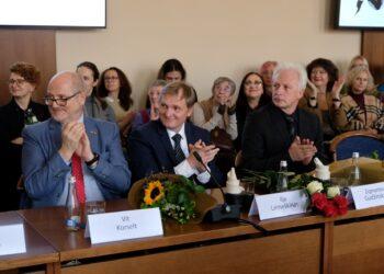 Ambasadorius Vitas Korseltas, Ilja Lemeškinas, Zigmantas Gudžinskas | rengėjų nuotr.