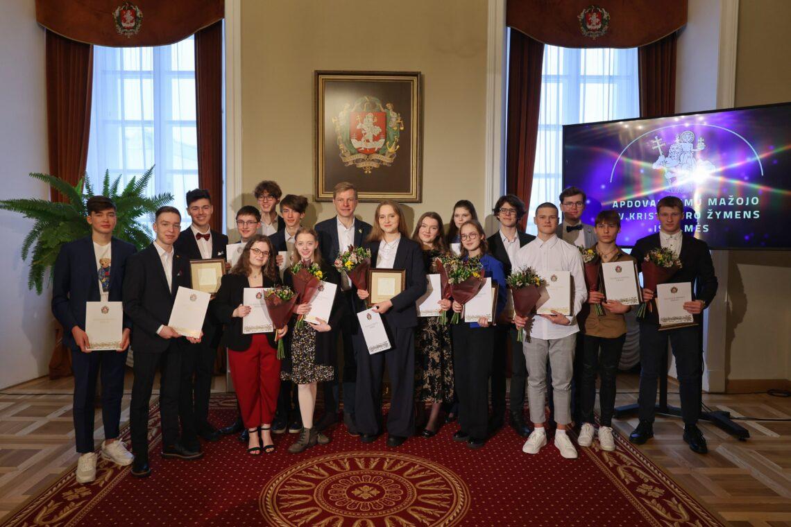 Jauniesiems Vilniaus garsintojams išdalinti Mažųjų Kristoforų apdovanojimai | vilnius.lt nuotr.