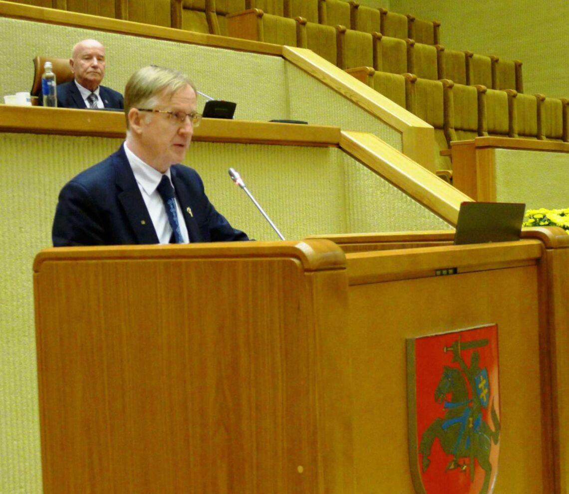 Kovo 13 d. Lietuvos Respublikos Seimo Kovo 11-osios Akto salėje vyko LR Seimo Nacionalinio saugumo ir gynybos komiteto organizuota  konferencija - „Komunistinė ideologija ir jos praktika vakar ir šiandien. Lietuvos sovietinės okupacijos istorinis, moralinis ir teisinis įvertinimas“.