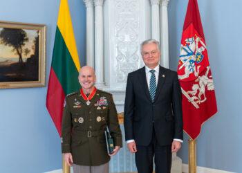 Kristoferis Kavolis ir Gitanas Nausėda | R. Dačkaus nuotr.