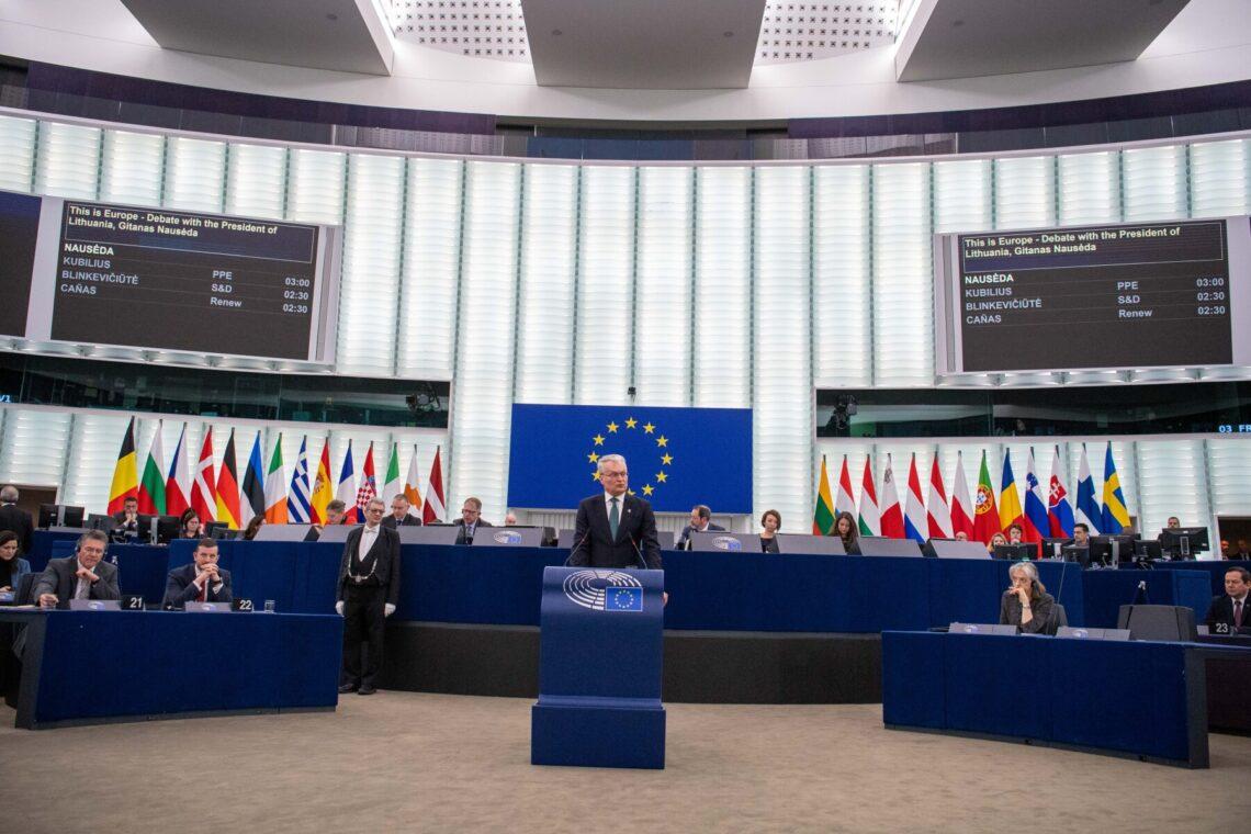 G. Nausėda vieši Strasbūre | R. Dačkaus nuotr.