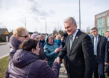 Prezidentas lankosi Skuode | R. Dačkaus nuotr.