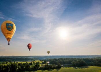 Birštonas, oro balionai | Vaidoto Grigo nuotr.