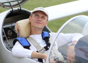 Skrydžio į Ukrainą akimirka. Algirdas Šimoliūnas | V. Ruzgaitės nuotr.