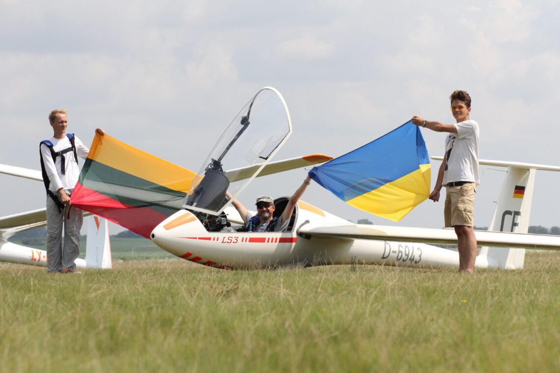 Skrydžio į Ukrainą akimirka | V. Ruzgaitės nuotr.