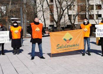 Lietuvos profesinė sąjunga „Solidarumas”: šalies valdžią raginame gerbti priešpensinio amžiaus darbuotojus | LPS nuotr.