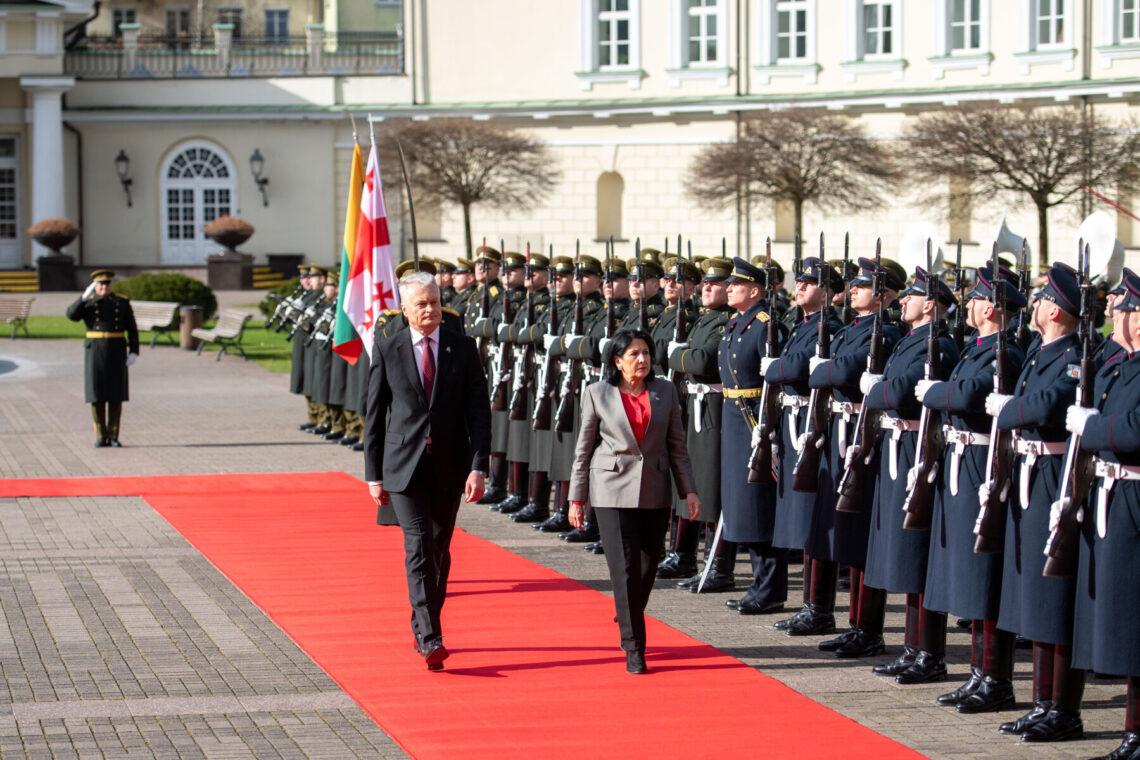G. Nausėda ir S. Zurabišvili | lrp.lt, R. Dačkaus nuotr.