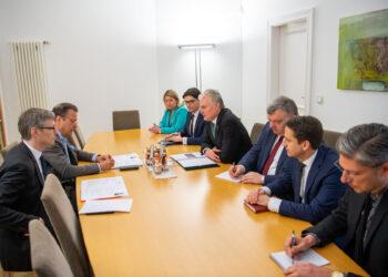 G. Nausėda lankosi Vokietijoje | R. Dačkaus nuotr.