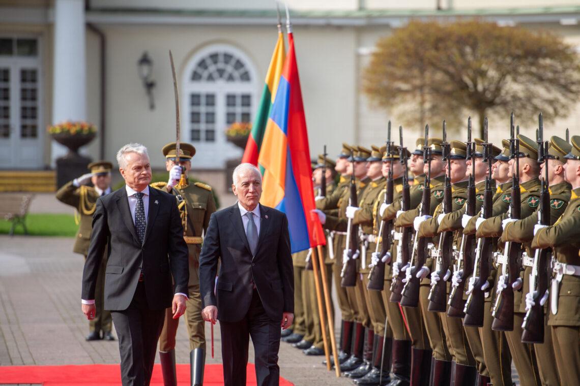 Gitanas Nausėda ir Vaagnas Chačaturianas | R. Dačkaus nuotr.