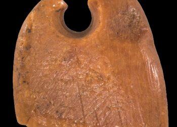 Nulūžusio ovalo formos kabutis | Palangos gintaro muziejaus nuotr.